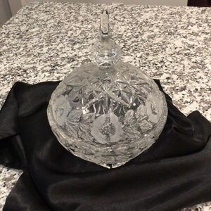 Crystal Dish With Cover
